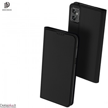 Dux Ducis Skin Pro dirbtinės odos dėklas - juodas (Motorola Moto G32) Dux Ducis Skin Pro dirbtinės odos dėklas - juodas (Motorola Moto G32)